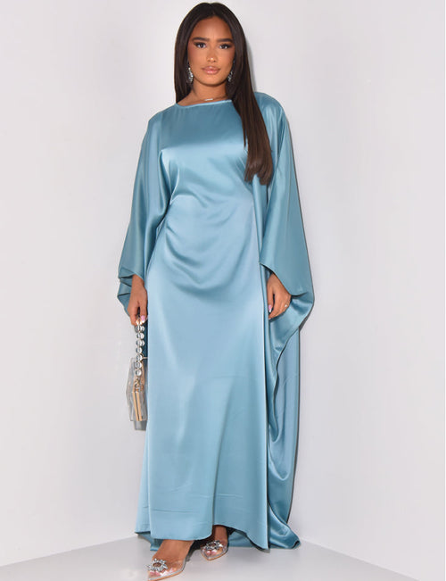 Abaya papillon en satin