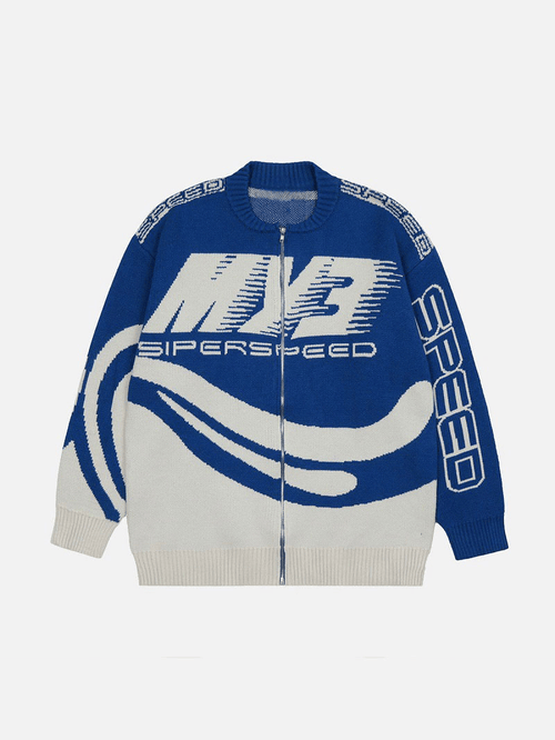 Superspeed stickad cardigan