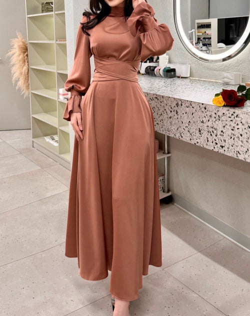 Robe en satin