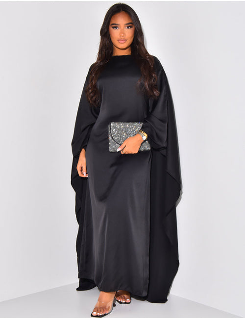 Abaya papillon en satin