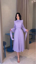 Robe glamour violette