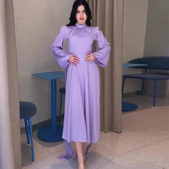 Robe glamour violette