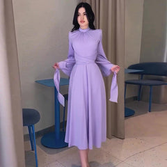 Robe glamour violette