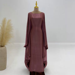 Satin Butterfly Abaya