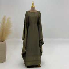 Satin Butterfly Abaya