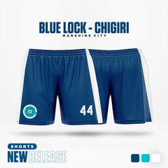 Blue Lock Shorts - Manshine City Home Kit