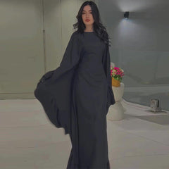 Robe longue cape chic