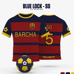 Blue Lock Jersey -  FC Barcha Home Kit