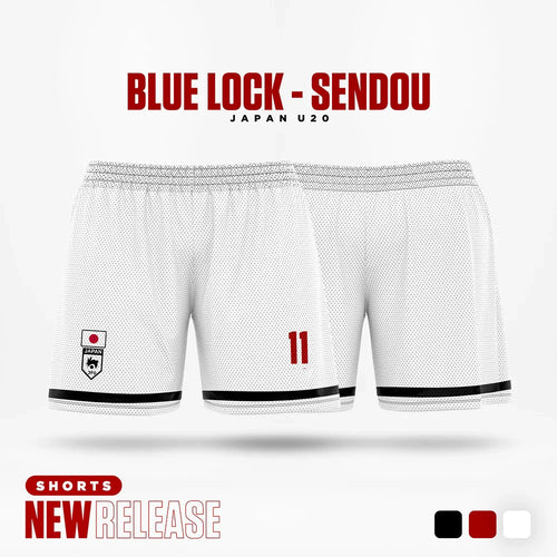 Short Blue Lock - Kit domicile U20 Japon