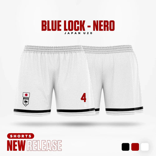 Blue Lock Shorts - U20 Japan Home Kit