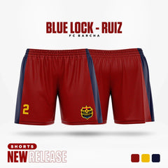 Short Blue Lock - Kit domicile du FC Barcha