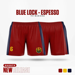 Short Blue Lock - Kit domicile du FC Barcha