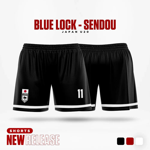 Blue Lock Shorts - U20 Japan Away Kit