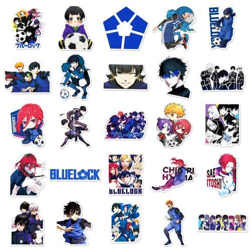 BLUE LOCK 50pc Waterproof Sticker Pack