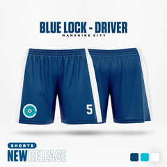 Short Blue Lock - Kit domicile de Manshine City