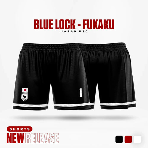 Blue Lock Shorts - U20 Japan Away Kit