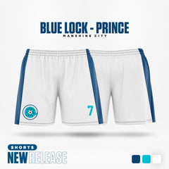 Blue Lock Shorts - Manshine City Away Kit