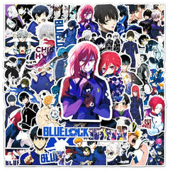 BLUE LOCK 50pc Waterproof Sticker Pack