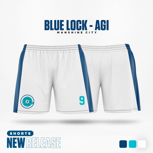 Short Blue Lock - Kit Manshine City Away