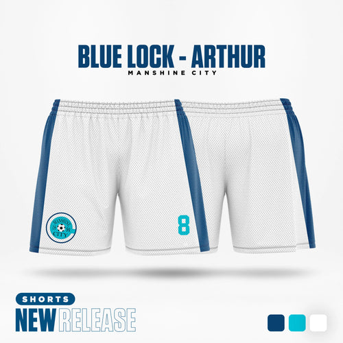 Blue Lock Shorts - Manshine City Away Kit